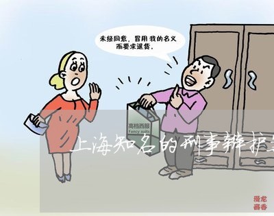 上海知名的刑事辩护案件律师/2023032467281