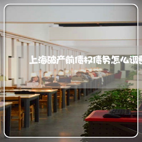 上海破产前债权债务怎么调整/2023032469505