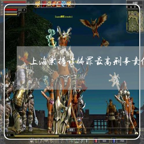 上海票据诈骗罪最高刑事责任/2023032531392