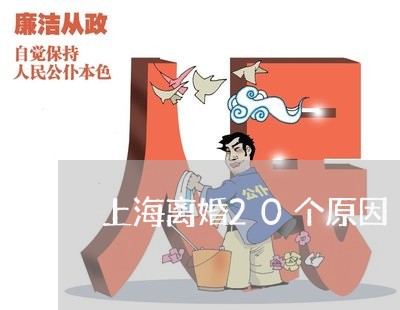 上海离婚20个原因/2023032669462 上海离婚20个原因/2023032669462