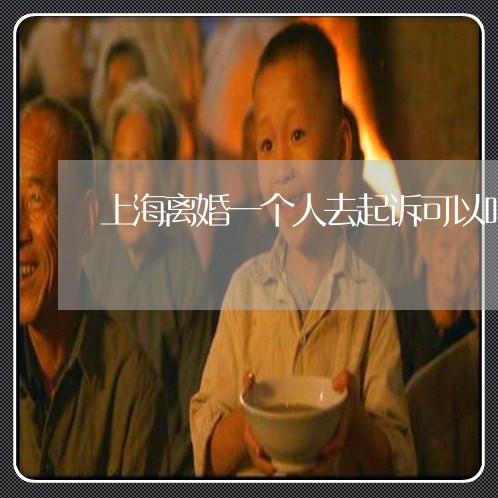 上海离婚一个人去起诉可以吗/2023032494605