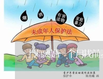 上海离婚一个月找前妻约会/2023032198571