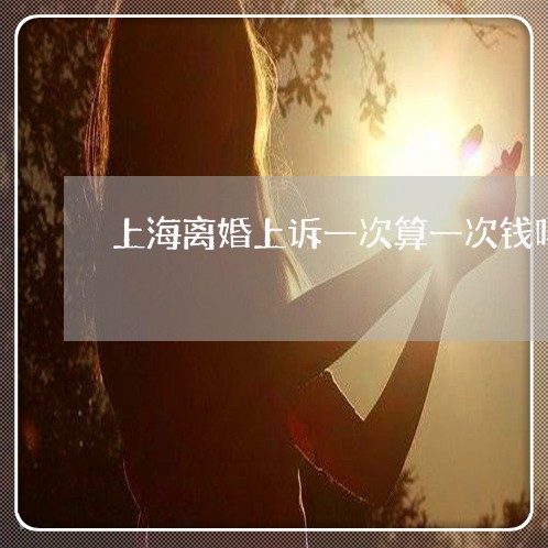 上海离婚上诉一次算一次钱吗/2023032429371