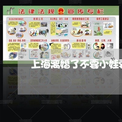 上海离婚了不要小娃要赔偿么/2023032586826