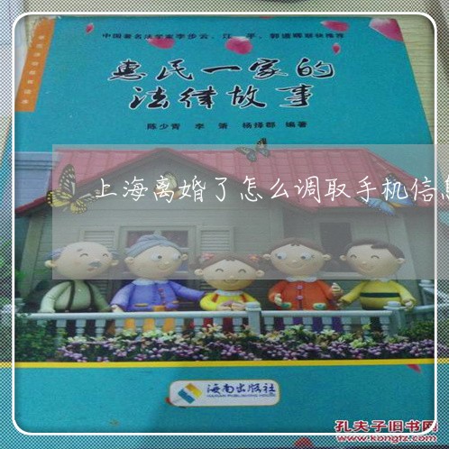 上海离婚了怎么调取手机信息/2023032597370