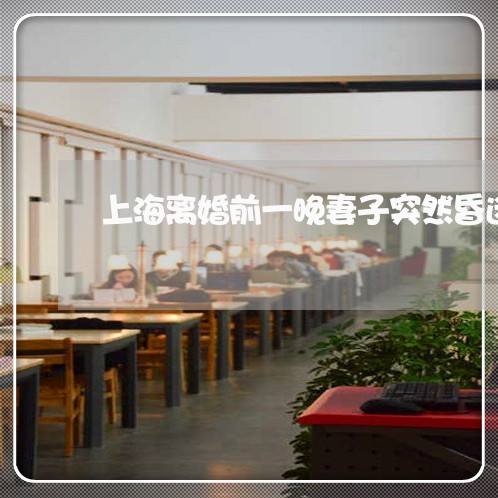上海离婚前一晚妻子突然昏迷/2023032495918