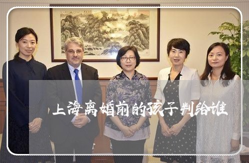 上海离婚前的孩子判给谁/2023021716069 上海离婚前的孩子判给谁/2023021716069