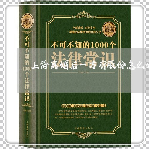 上海离婚后一方有股份怎么分/2023032437140 上海离婚后一方有股份怎么分/2023032437140