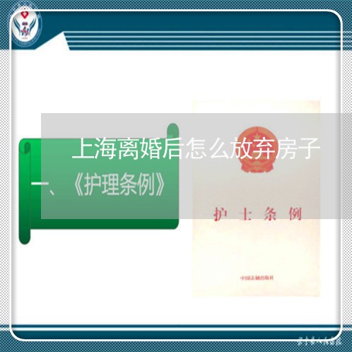 上海离婚后怎么放弃房子/2023021821704 上海离婚后怎么放弃房子/2023021821704