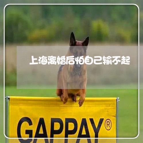 上海离婚后怕自己输不起/2023021840703 上海离婚后怕自己输不起/2023021840703