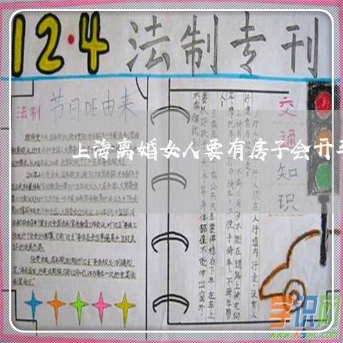 上海离婚女人要有房子会开车/2023032392504