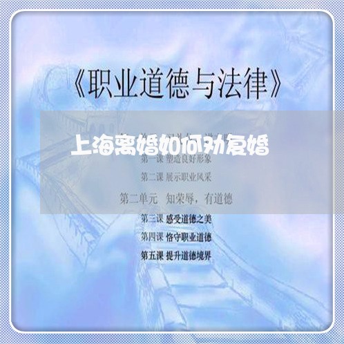 上海离婚如何劝复婚/2023032637059