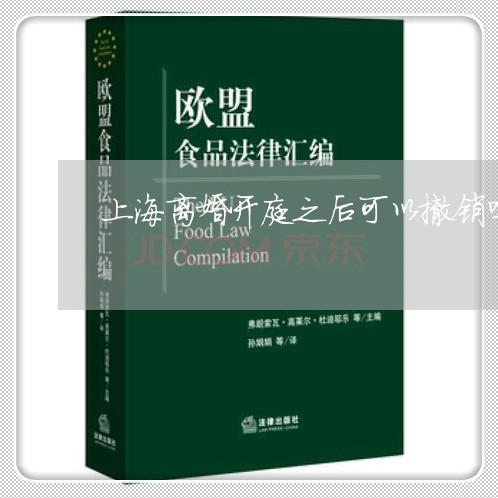 上海离婚开庭之后可以撤销吗/2023032425028