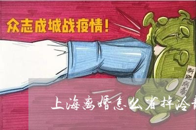 上海离婚怎么省掉冷静期/2023041205938