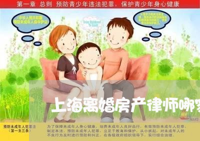 上海离婚房产律师哪家好/2023041287059