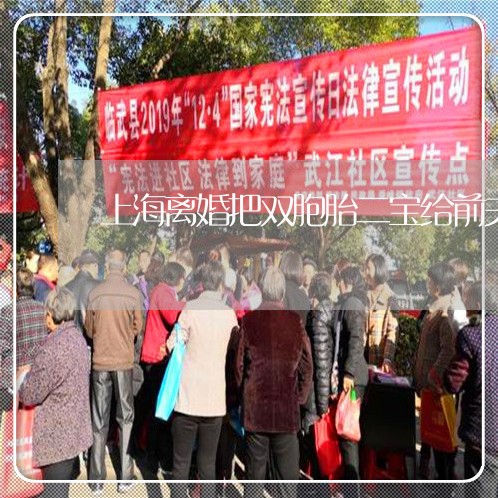 上海离婚把双胞胎二宝给前夫/2023032429160 上海离婚把双胞胎二宝给前夫/2023032429160