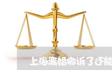 上海离婚撤诉了还能重新立案吗/2023042132825