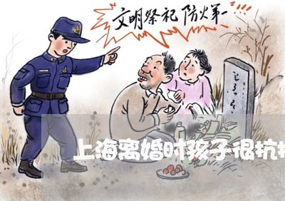 上海离婚时孩子很抗拒怎么办/2023032463606