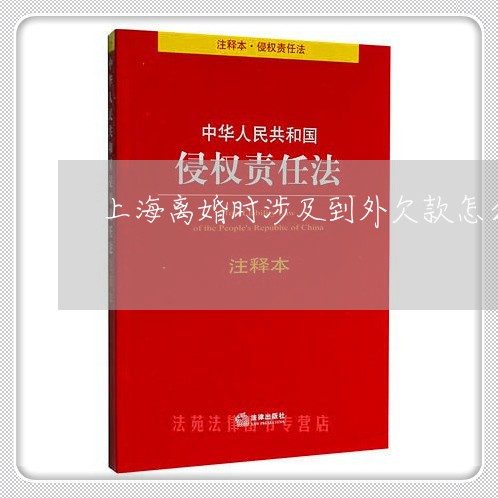 上海离婚时涉及到外欠款怎么办/2023042189505