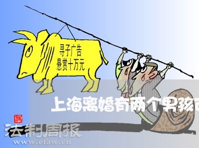 上海离婚有两个男孩可以嫁吗/2023032427149