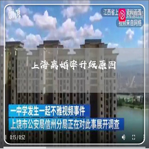 上海离婚率升级原因/2023032594717