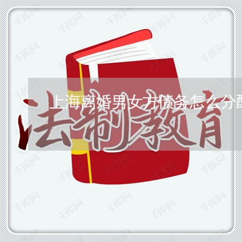上海离婚男女方债务怎么分配/2023032461504 上海离婚男女方债务怎么分配/2023032461504