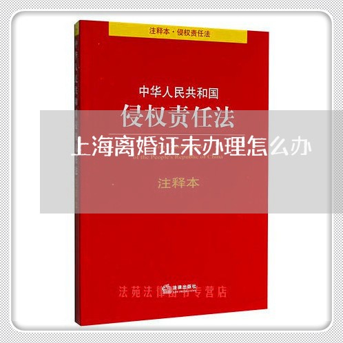 上海离婚证未办理怎么办/2023041228291