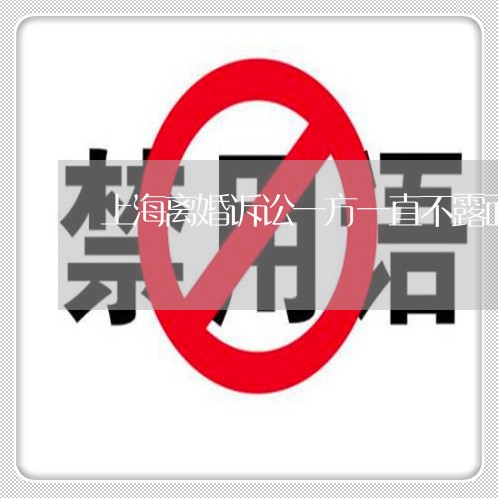 上海离婚诉讼一方一直不露面/2023032438282 上海离婚诉讼一方一直不露面/2023032438282
