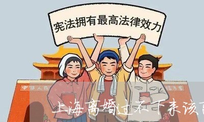 上海离婚过不下来该离吗/2023041251514