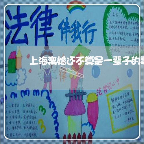 上海离婚还不算是一辈子的事/2023032475168 上海离婚还不算是一辈子的事/2023032475168