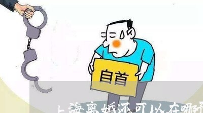 上海离婚还可以在哪预约/2023041284160