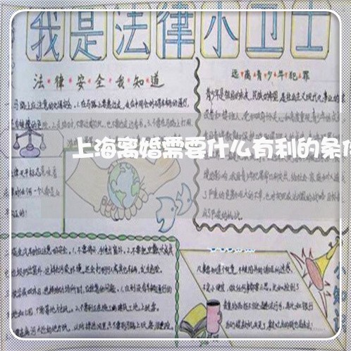 上海离婚需要什么有利的条件/2023032404935 上海离婚需要什么有利的条件/2023032404935