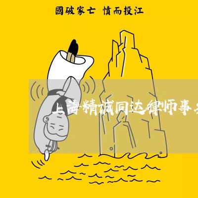 上海精诚同达律师事务所/2023041295817