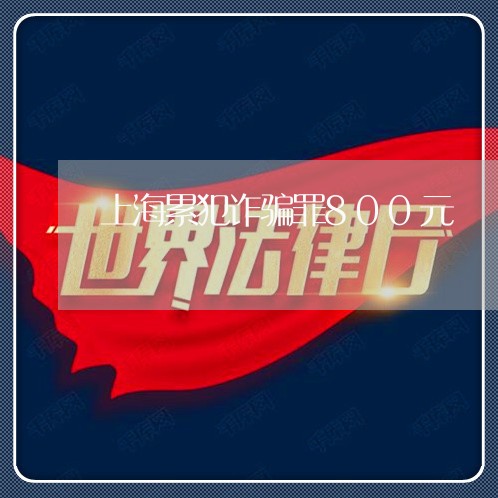 上海累犯诈骗罪800元/2023021881513 上海累犯诈骗罪800元/2023021881513