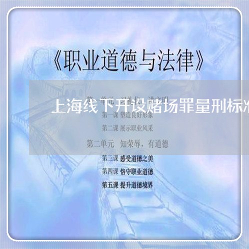 上海线下开设赌场罪量刑标准/2023032425040