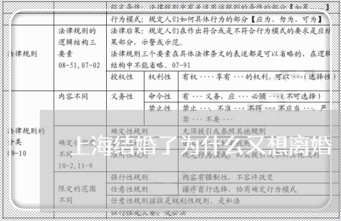 上海结婚了为什么又想离婚/2023032127393