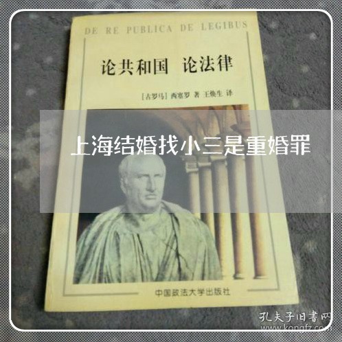 上海结婚找小三是重婚罪/2023021706169 上海结婚找小三是重婚罪/2023021706169