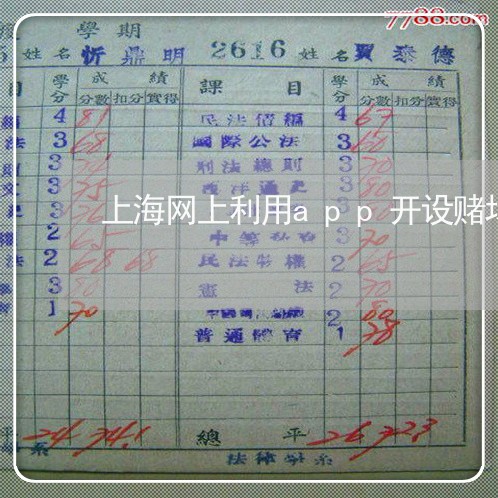 上海网上利用app开设赌场/2023032305958
