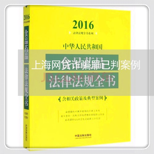 上海网贷诈骗罪已判案例/2023041121382