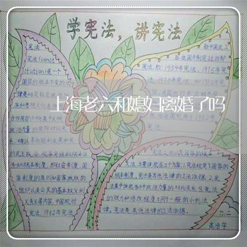 上海老六和媳妇离婚了吗/2023021639279