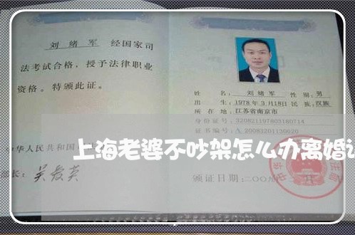 上海老婆不吵架怎么办离婚证/2023032370694 上海老婆不吵架怎么办离婚证/2023032370694