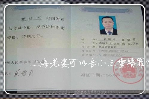 上海老婆可以告小三重婚罪吗/2023032319493 上海老婆可以告小三重婚罪吗/2023032319493