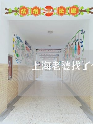 上海老婆找了个网友离婚/2023041104815