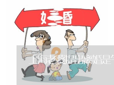 上海老婆提出离婚是气话/2023041196160