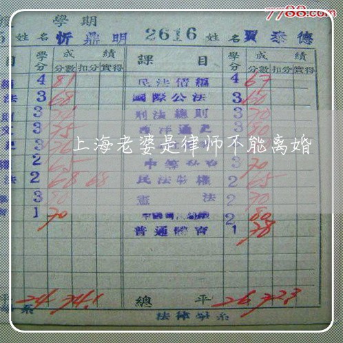 上海老婆是律师不能离婚/2023041182837 上海老婆是律师不能离婚/2023041182837