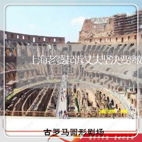 上海老婆起诉丈夫坚决要离婚/2023032348491