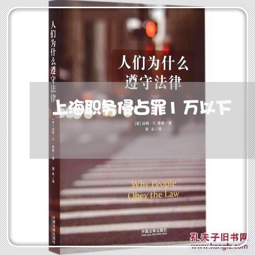 上海职务侵占罪1万以下/2023041226461