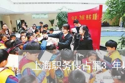 上海职务侵占罪3年以下/2023041272492