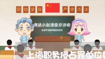上海职务侵占罪单位如何认定/2023032361517