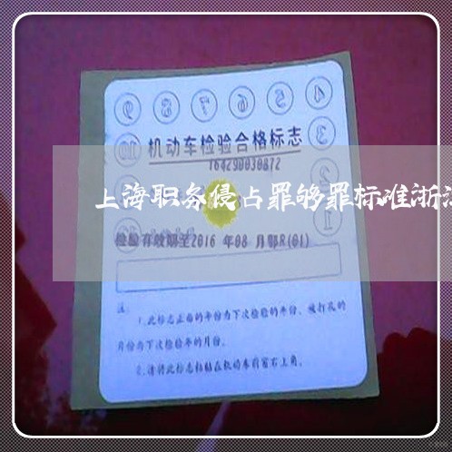 上海职务侵占罪够罪标准浙江/2023032352582
